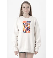 My Hero Academi Anime Endeavor Plus Ultra Beyaz Kadın 2ip Sweatshirt
