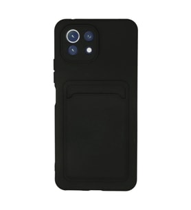 Xiaomi Mi 11 Kılıf Kelvin Kartvizitli Silikon - Siyah