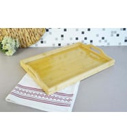 BAMBU DİKDÖRTGEN DERİN TEPSİ BÜYÜK 40X28 CM
