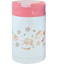 Çelik İçli Termos 500 Ml Pembe Çelik Kaşık İle Tx-6129