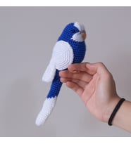 Amigurumi Kuş Muhabbet Kuşu Lacivert