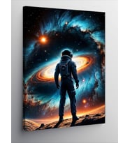 Kanvas Tablo Astronot Ve Uzay