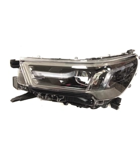 Toyota Hilux Revo Mercekli İçi Koyu Gri Sol Far Lambası 2021-2023
