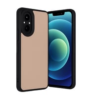 Realme 12 Lite Kılıf Aras Deri Kapak - Pudra