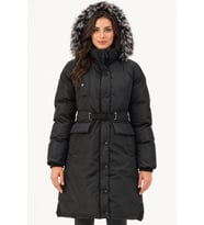Dewberry Kadın %100 Polyester Kaban Siyah Z9774 Günlük Dış Giyim, Kazak ve Gömlek Kombini, Seyahat Gardırobu