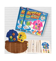 Button Place Düğme İlikleme, Gömlek & Kıyafet Giydirme Eğitici Kutu Oyunu