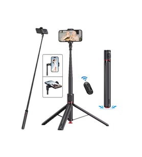 Manyetik Uzaktan Kumandalı Uzatılabilir Tripod Selfie Çubuğu