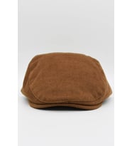 Kamel Yünlü Kışlık Kasket Şapka (Camel)