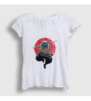 Presmono Kadın Beyaz Inosuke Hashibira Anime Demon Slayer Kimetsu No Yaiba T-Shirt 308428tt