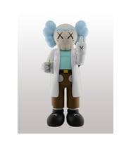 Kaws Rick and Morty Boyalı Figür Kaws Rick Orta Parmak Figür Büyük Boy 20CM