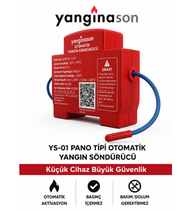 YANGINASON YS-01 Elektrik Panosu İçin Otomatik Yangın Söndürme Cihazı Şalteri Rölesi