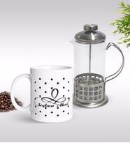 BK Gift Kişiye Özel İsimli Kupa & French Press Seti-4 (Model 1)
