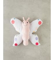 Butterfly Bebe Dekoratif Kırlent 40 cm Beyaz
