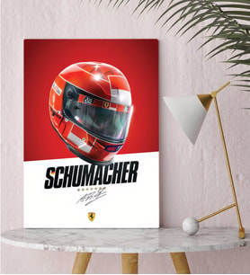 BK Gift Schumacher Tasarımlı Kanvas Tablo-1