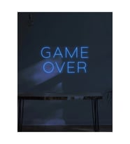 GAME OVER Yazılı Neon Tabela