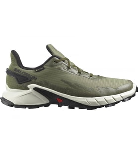 Salomon Alphacross 4 Goretex Mens Sneaker Yağmur Geçirmez Nefes Alabilen Outdoor Yürüyüş Ayakkabısı Yeşil