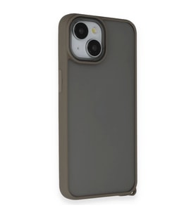 Apple iPhone 14 Kılıf Elegant Kapak - Titan Gri