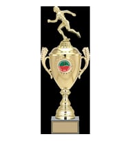 ODAK KUPA - Figürlü Kupalar - Atletizm Kadın Figürlü Kupalar FG-080 C - 48 cm