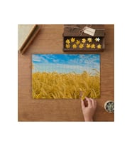 Buğday Başakları - Gökyüzü - Manzara Tasarımı 240 parça Ahşap Puzzle Ahşap Kutuda MP02530