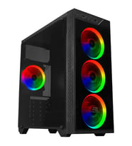 POWERBOOST X-12W 4-FANLI ARGB GAMING MID-TOWER PC KASASI