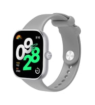 Mi Band 8 Pro Uyumlu Kordon Silikon Spor Geçmeli Zore KRD-109 Kayış (Gri)