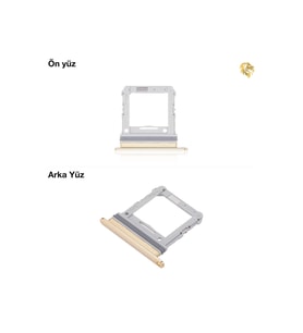 Samsung Z Fold Sim İç Yuvası Tekli Altın Sim yuvası sim tepsisi sim aparatı yeni sim yuvası tekli sim tepsisi sim çekmecesi