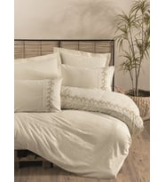 Cotton Box Cotton Keten Çift Kişilik Nevresim Takımı Darian