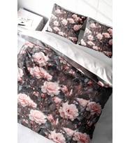 Çift Kişilik Nevresim Takımı Sık Dokuma Pamuk Saten 3d Özel Tasarım Roses Garden