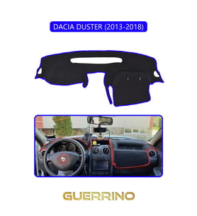 DACIA DUSTER 2013-2018TORPİDO KORUMA HALISI MAVİ KENAR