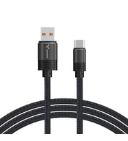 Type-C Hızlı Şarj ve Data Kablosu 1 mt Örgü Tip Kırılmaz Kablo