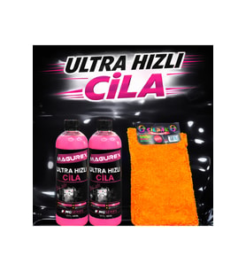 ULTRA HIZLI CİLA 2 ADET VE ÇİFT TARAFLI CİLA BEZİ