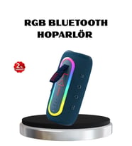Mini Mavi Bluetooth Hoparlör Şık Görünüm ve Taşınabilir Güçlü Ses