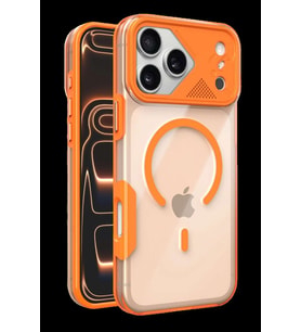 iPhone 17 Pro Max Zinko Magsafe Kapak - Turuncu