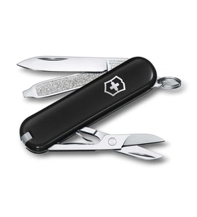 Victorinox 0.6223.3B Classic SD 58mm Çakı, Siyah Blisterli