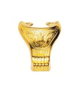 Sarı 50 Adet Pati / Yeşim Yatık Ayak 4,5 cm - Dekoratif, Şık, Özel, Hobi, Sunum, Tepsi, Stand, Sandık, Kutu Ayağı