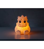Riva Self Golem Figürlü 3D Baskı Tealight Mumluk / Dekoratif Ambiyans Aydınlatma