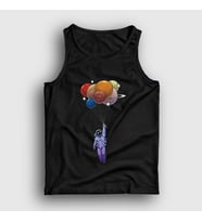 Presmono Unisex Siyah Balloons Astronaut Space Astronot Uzay Atlet 282118tt