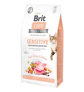 Brit Care Sensitive Hassas Kedi Mamasi Hindi Ve Somonlu 2 kg