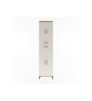 Hyperion Dolap 5 Raflı 2 Çekmeceli 4 Kapaklı 60x44x243 Çam-Aytaşı