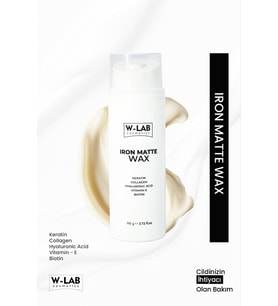 W-Lab Kozmetik Iron Matte Wax 110 Gr