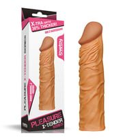 Lovetoy X-tra 5 CM Dolgulu Realistik Uzatmalı Penis Kılıfı