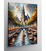 Kanvas Tablo Hollanda Amsterdam