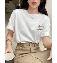 Good Days Baskılı Tasarım Tshirt (A.Beyaz)