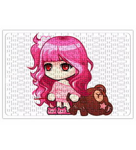 Occult Girl do Fogo Rica Art Work Summoners War Puzzle