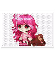 Occult Girl do Fogo Rica Art Work Summoners War Puzzle