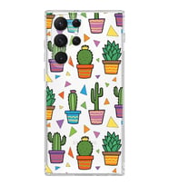 PrintiFy Samsung Galaxy S22 Ultra ile Uyumlu 1mm Slim Fit Water Color 4 Baskılı Şeffaf  Kılıf