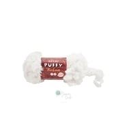 ( 5 Adet ) Puffy Furlove 55 Elle Örülen Kalpli Yastık Bebek Battaniyesi Örg