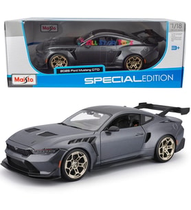 Maisto Ford Mustang GTD 5.2L V8 Coupe 2025 Mavi 1/18 Model Araba