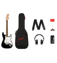 Squier Affinity Stratocaster Laurel Klavye Black Mustang Micro Elektro Gitar Seti