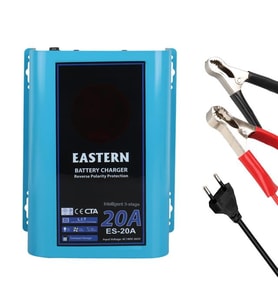 Powermaster PM-22983 12 Volt 20 Amper Dijital Ekranlı Akü Şarj Cihazı